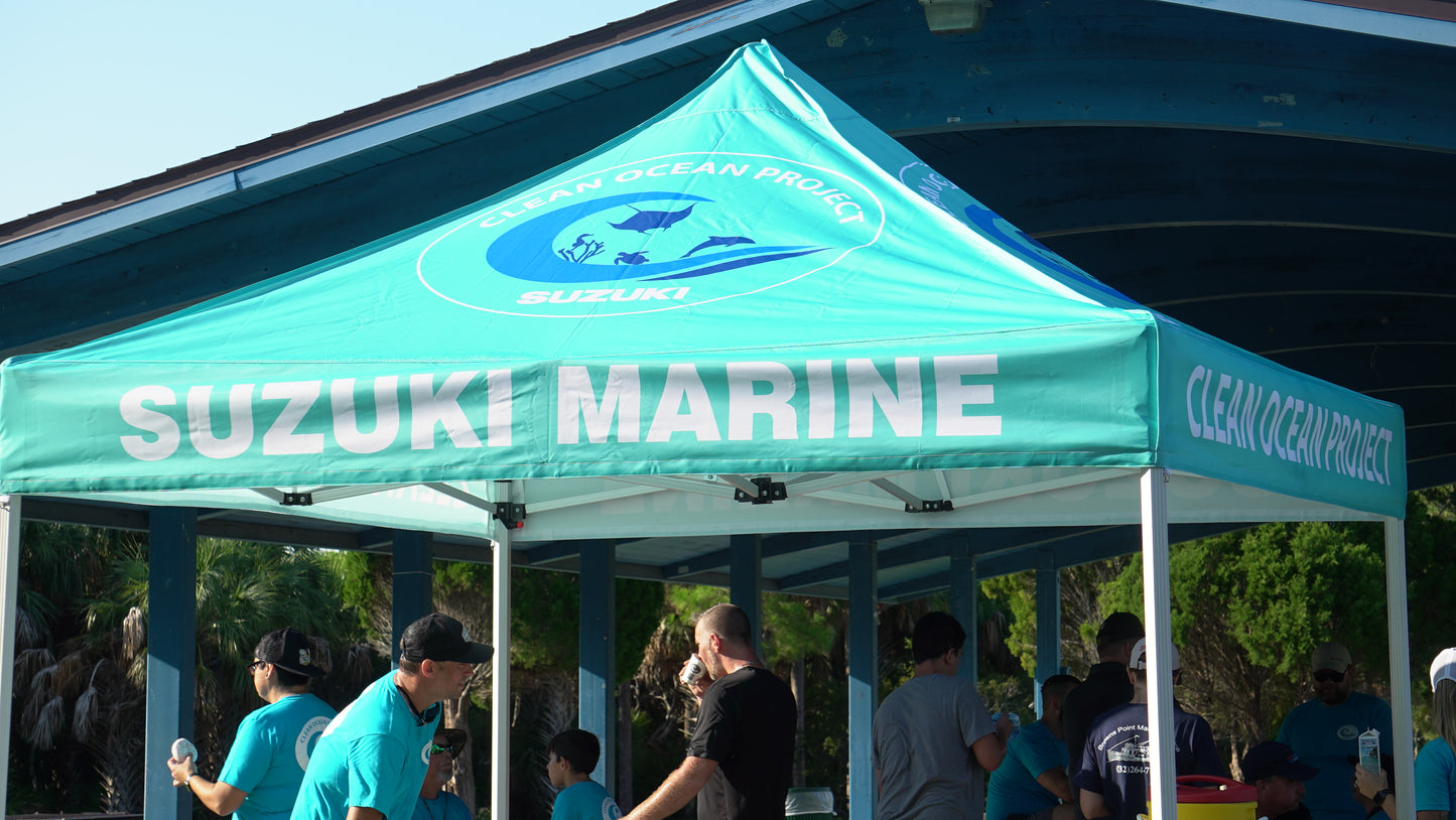 Clean Ocean Project 10x10 Pop-Up Canopy tent