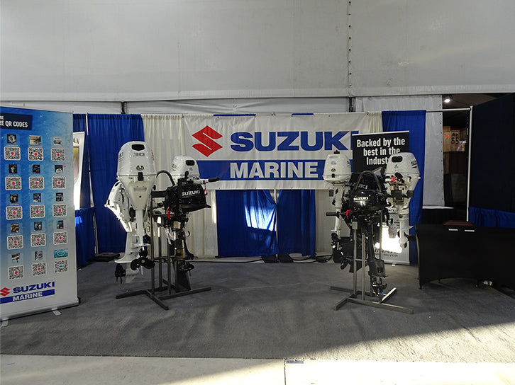 Suzuki Marine dealer boat show booth