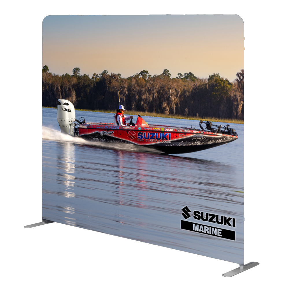 Bass Fishing - Stretch Fabric Panel with 8' Frame