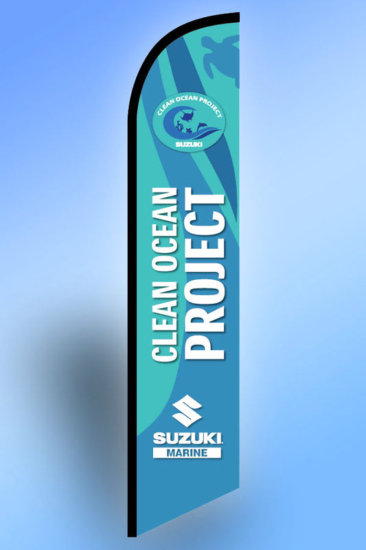 Suzuki CLEAN OCEAN PROJECT Feather Flag