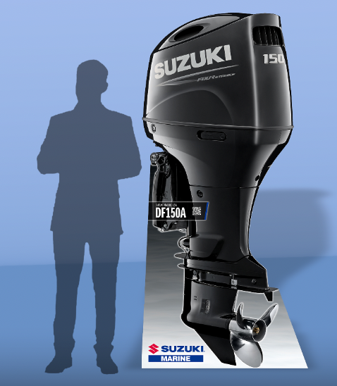 DF150A Engine Standup  Neb Blk