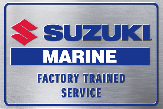 Factory Trained Service Metal Sign - 36"x24"