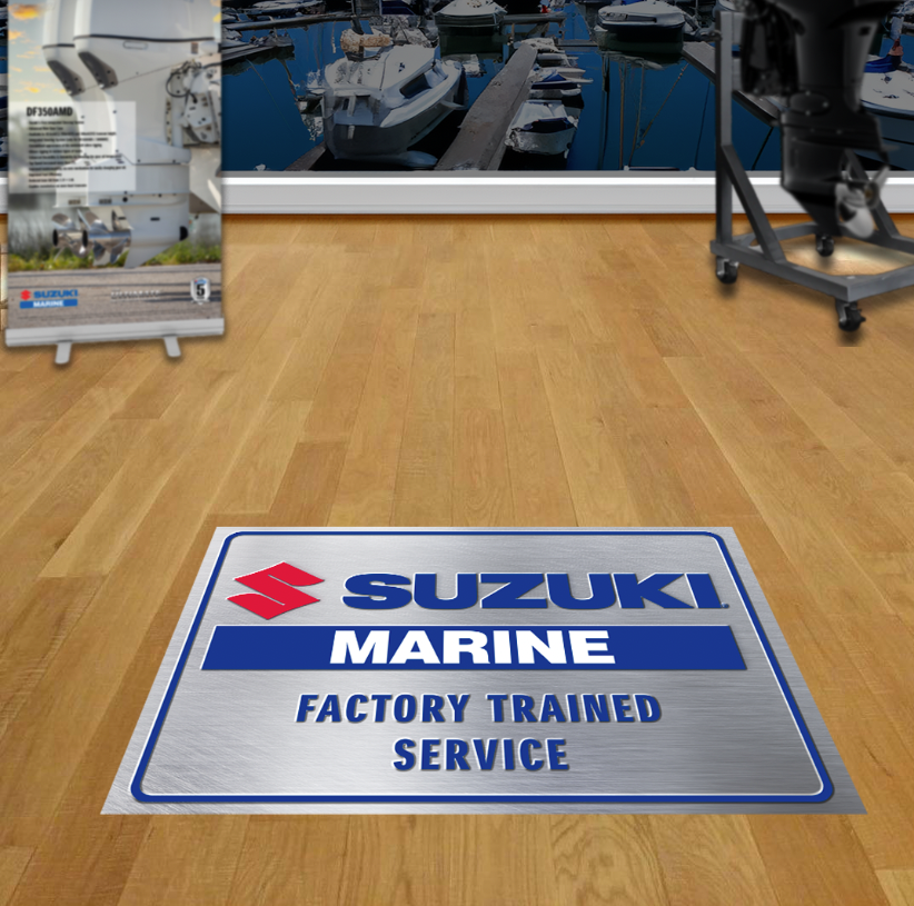 Factory Trained Service - 2'x3' Floor Graphic