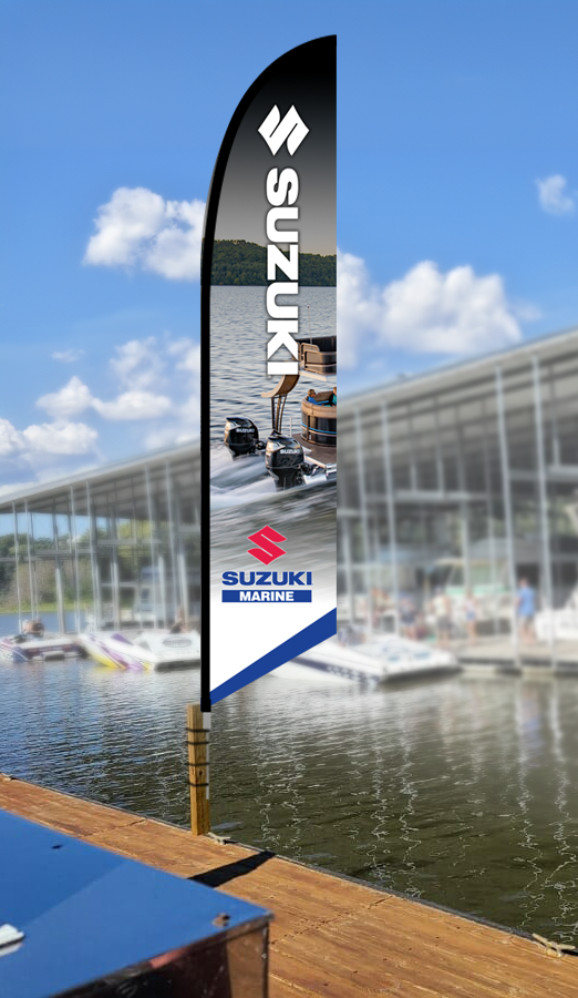 Pontoon - Suzuki Marine Feather Flag