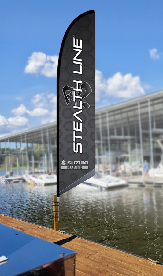 STEALTH LINE - Suzuki Marine Feather Flag