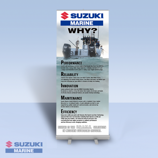 WHY Suzuki Marine - Bannerstand