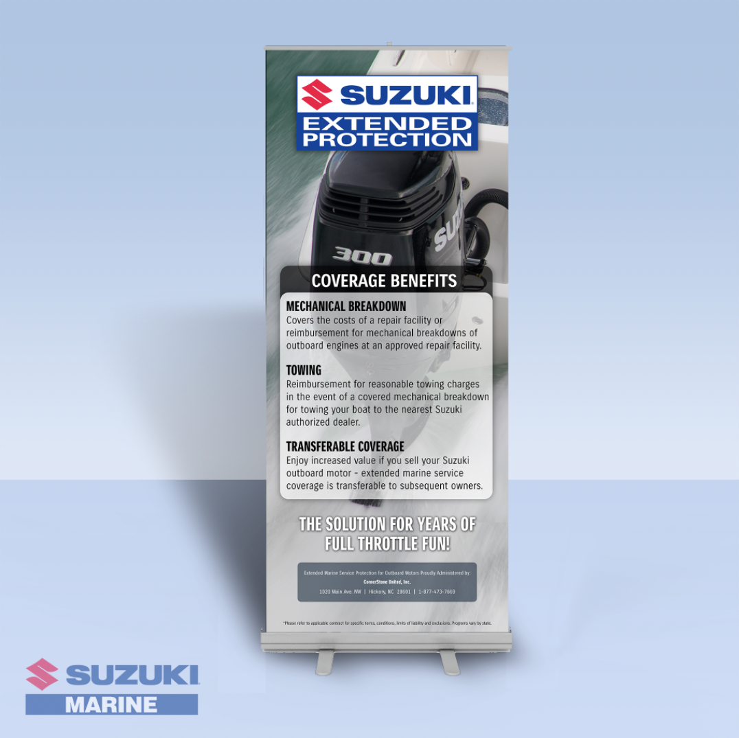 Suzuki Extended Protection - Bannerstand