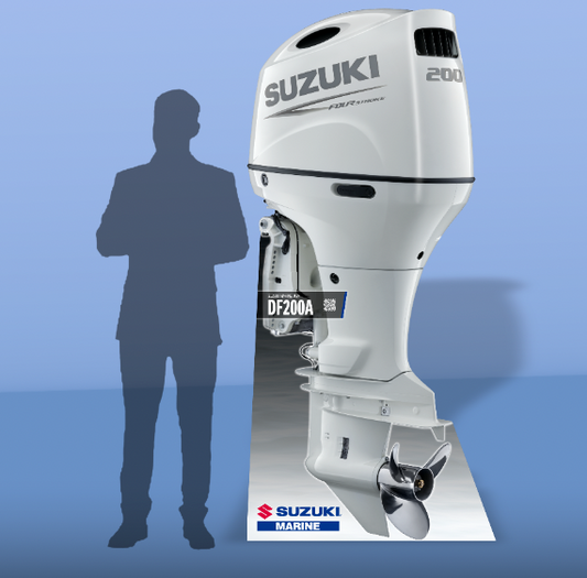 DF200A Engine Standup  White