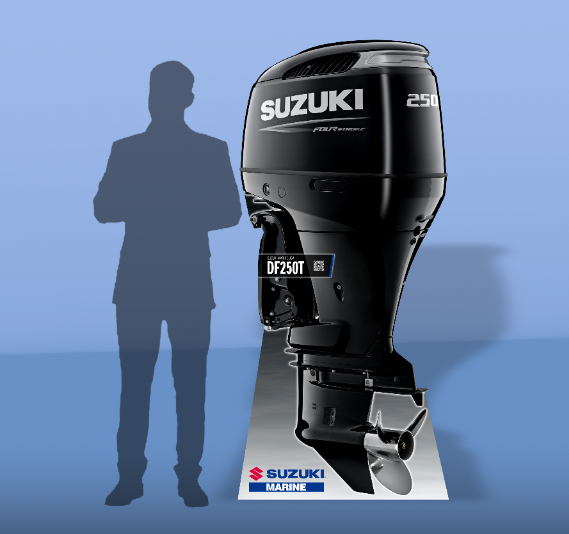 DF250T Engine Standup  Neb Blk