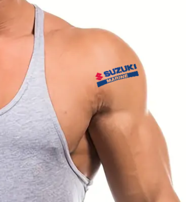 Suzuki Marine Temporary Tattoos - 100 pack