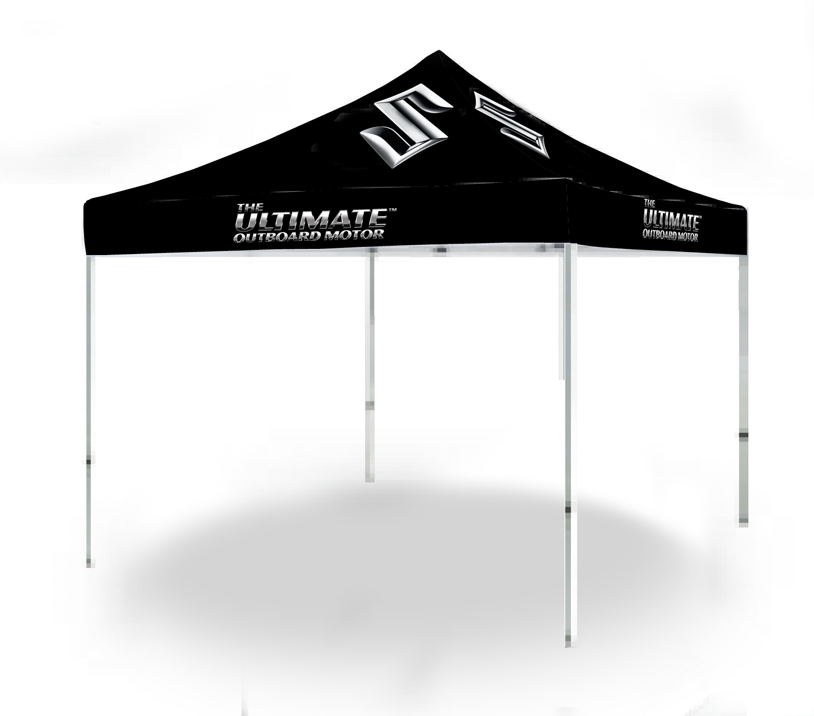 marine tent Ultimate Chrome "S" Suzuki Marine 10x10 Pop-Up Canopy tent