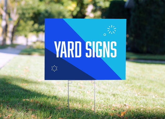 Yard Sign and H-Stake